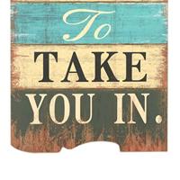 Wandkapstok met 6 haken HOME IS 120x40 cm - thumbnail