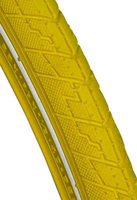 DUTCH PERFECT Buitenband 28 x 1 ½" / 40-635 no puncture - geel + reflectie