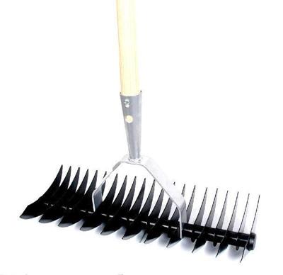 MM Eurotool Verticuteerhark mm dubbel met steel 160cm