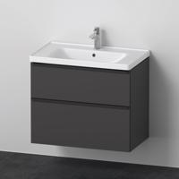 Badkamermeubelset Duravit D-Neo Wastafel Keramiek 80x48x62.5 cm Mat Grafiet Duravit - thumbnail