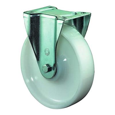 BS Rollen Bokwiel voor zware lasten | wiel-d. 250 mm draagvermogen 1400 kg | kunststof | plaat L135xB110 mm | 1 stuk - L610.B15.250 L610.B15.250