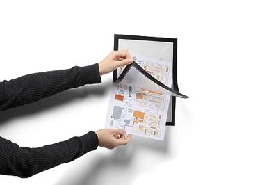 Durable Duraframe Wallpaper zelfklevend kader formaat A4, zwart