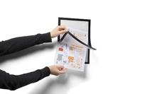 Durable Duraframe Wallpaper zelfklevend kader formaat A4, zwart - thumbnail