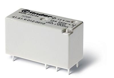 Finder 41.61.9.012.4010 Printrelais 12 V/DC 16 A 1x wisselcontact 1 stuk(s) Finder 41.61.9.012.4010 Printrelais 12 V/DC 16 A 1x wisselcontact 1 stuk(s)