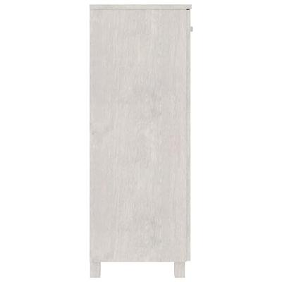 VidaXL Schoenenkast hamar 85x40x108 cm massief grenenhout wit VidaXL Schoenenkast hamar 85x40x108 cm massief grenenhout wit