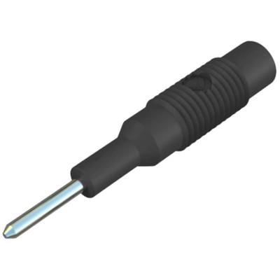 Hirschmann Test & Measurement MZS 2 Overgangsstekker Stekker 2 mm - Bus 4 mm Zwart 1 stuk(s)