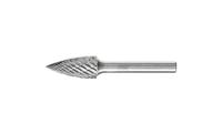 PFERD TOOLS 21001022 Freesstift Hardmetaal Spitsboog Lengte 65 mm Afmeting, Ø 12 mm Werklengte 25 mm Schachtdiameter 6 mm 1 stuks - thumbnail