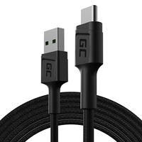 GC PowerStream | 1,2m USB C Kabel Type C Nylon Cable Snellaadkabel | voor Samsung Galaxy S22 S21 S20 Ultra S10 S9 S8+ | Note 20 10 9 8 | A80 A71 A70 A50 A42 A41 | Huawei Honor P40 P30 P20 P10 P9 Lite - thumbnail
