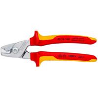 Knipex StepCut kabelschaar | Geïsoleerd | Meer-componentengrepen | VDE-getest | Verchroomd - 95 16 160 SB - thumbnail