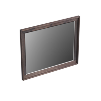 Spiegel Forzalaqua Reno 59.5x2x50 Cm Eiken Charcoal - thumbnail