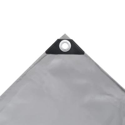 Dekzeil 650 g/m² 1,5x6 m grijs - thumbnail