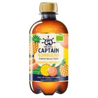 The Gutsy Captain kombucha fresh pineapple peach bio (12x 400ml) (bol) - thumbnail