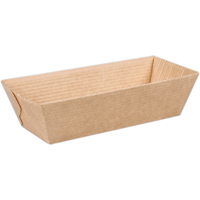 Depa Bak | Ersatzpapier | A5 | Golfpapieren snacklijn | 108x40x33mm | bruin | 385 stuks - thumbnail