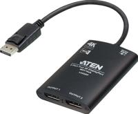 ATEN VS92DP DisplayPort-splitter Met aluminium behuizing 3840 x 2160 Pixel Zwart - thumbnail