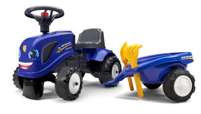 Falk New Holland Looptractor Set Blauw Falk New Holland Looptractor Set Blauw