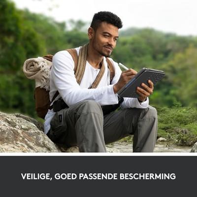 Logitech Rugged Folio Grafiet Smart Connector QWERTY US International