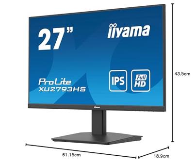 Iiyama ProLite XU2793HS-B7 27 Full HD 100Hz IPS Monitor