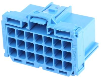 TE Connectivity 6-968975-1 Female behuizing (kabel) MCP Totaal aantal polen: 21 Inhoud: 1 stuk(s)