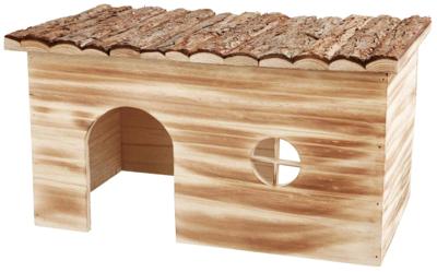 TRIXIE HUIS GRETE 2 UITGANGEN KONIJN SCHORSHOUT GEVLAMD 45X28X24 CM TRIXIE HUIS GRETE 2 UITGANGEN KONIJN SCHORSHOUT GEVLAMD 45X28X24 CM