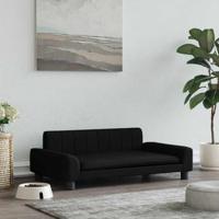 VidaXL Hondenmand 90x53x30 cm stof zwart - thumbnail