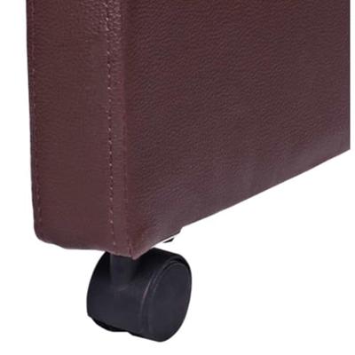 Eetkamerstoelen 2 st kunstleer bruin Eetkamerstoelen 2 st kunstleer bruin