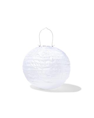 HEMA Solar tuinlampion Ø28cm wit