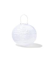 HEMA Solar tuinlampion Ø28cm wit - thumbnail