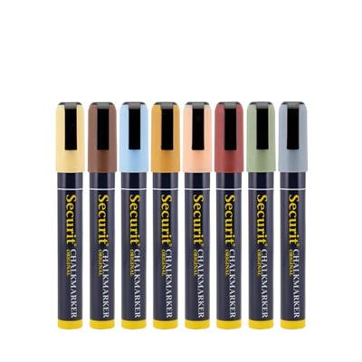 Krijtstift securit sma-510 schuin 2-6mm earth