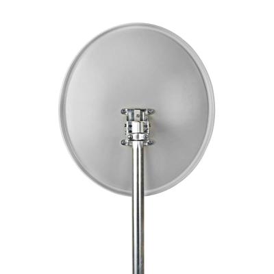 Satellietschotel | 80.0 cm | Versterking: 39.8 dB | Offset-hoek: 28 ° | Polyester / Staal | Grijs