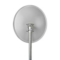 Satellietschotel | 80.0 cm | Versterking: 39.8 dB | Offset-hoek: 28 ° | Polyester / Staal | Grijs - thumbnail