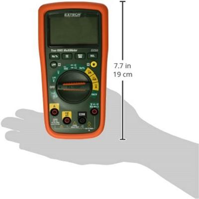 Extech EX350 Multimeter Digitaal CAT III 600 V Weergave (counts): 4000 Extech EX350 Multimeter Digitaal CAT III 600 V Weergave (counts): 4000