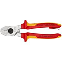 Knipex 95 16 165 T Kabelschaar Geschikt voor (striptechniek) Aluminium- en koperkabel, een- en meerdraads 15 mm 50 mm² - thumbnail