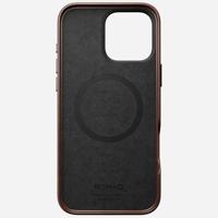 Nomad Traditional Horween lederen hoesje iPhone 16 Pro Max - Rustic Brown - thumbnail