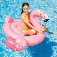 Opblaasbaar zwembadfiguur Intex Flamingo (142 X 137 x 97 cm) - thumbnail