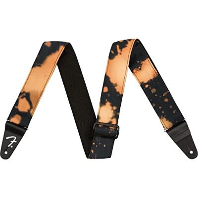 Fender Tie Dye Acid Wash gitaarband zwart