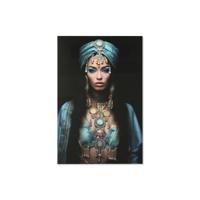 Schilderij Home ESPRIT Blauw Zwart Bedrukt 100 x 0,4 x 150 cm - thumbnail