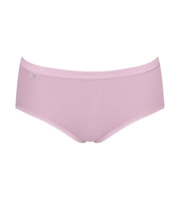 Sloggi 4-pack dames Basic Midi slips - Pink combi - 38 - Roze | Dames slip - Onderbroek - Ondergoed - 38 - Onderbroek - Ondergoed - 38 - - 38 -