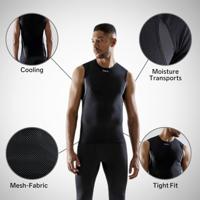 Sportshirt heren mouwloos - PRO Cool Mesh Superlight - Naadloze tanktop sneldrogend - Ademend - thumbnail