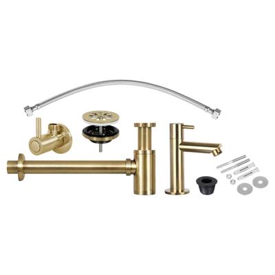 Differnz fontein installatie set mat goud