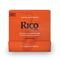 D&apos;Addario Woodwinds RKA0125-B25 Rico Tenorsaxofoonriet, sterkte 2.5, 25-pack, Unfiled - thumbnail