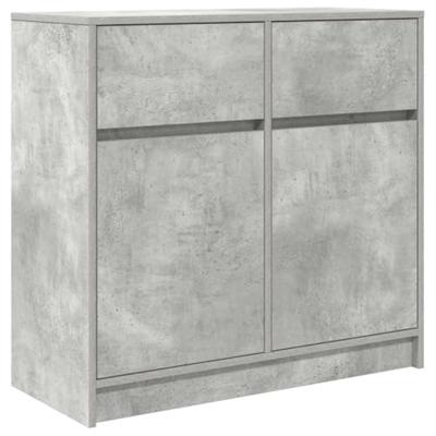 Dressoir met lade 80x34x76 cm spaanplaat betongrijs Dressoir met lade 80x34x76 cm spaanplaat betongrijs