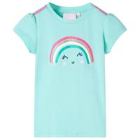 VidaXL Kindershirt 140 lichtmint - thumbnail