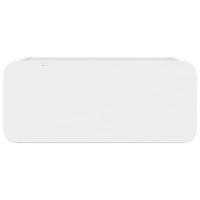 Wandbevestigde nachttafel met lade 2 pcs Wit 39 x 34 x 16.5 cm - thumbnail