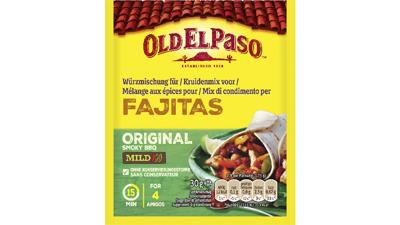 Old El Paso Kruidenmix Fajitas Original Mild 30 g bij Jumbo
