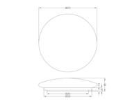 Trio PlafonnièrePutz wit - R62601301 - thumbnail