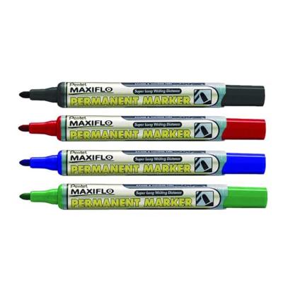 Permanente markeerstift Pentel Maxiflo NLF50 Blauw 12 Onderdelen (12 Stuks)