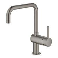 Keukenmengkraan GROHE Minta U-Uitloop Hard Graphite Geborsteld - thumbnail