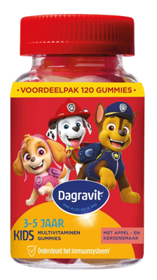 Dagravit Kids-xtra 3-5 jaar 120 Gummies