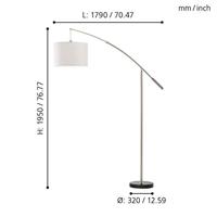Eglo Staande Schemerlamp DesignNadina - 92206 - thumbnail