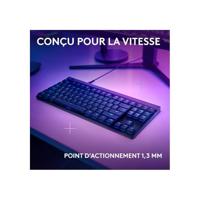 Gamingtoetsenbord - bedraad - Logitech G - G515 TKL - Mechanisch - RGB - AZERTY - Zwart - thumbnail